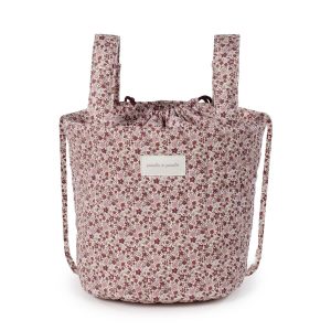 PE10328 BOLSA BUCKET CHERRY FLORES