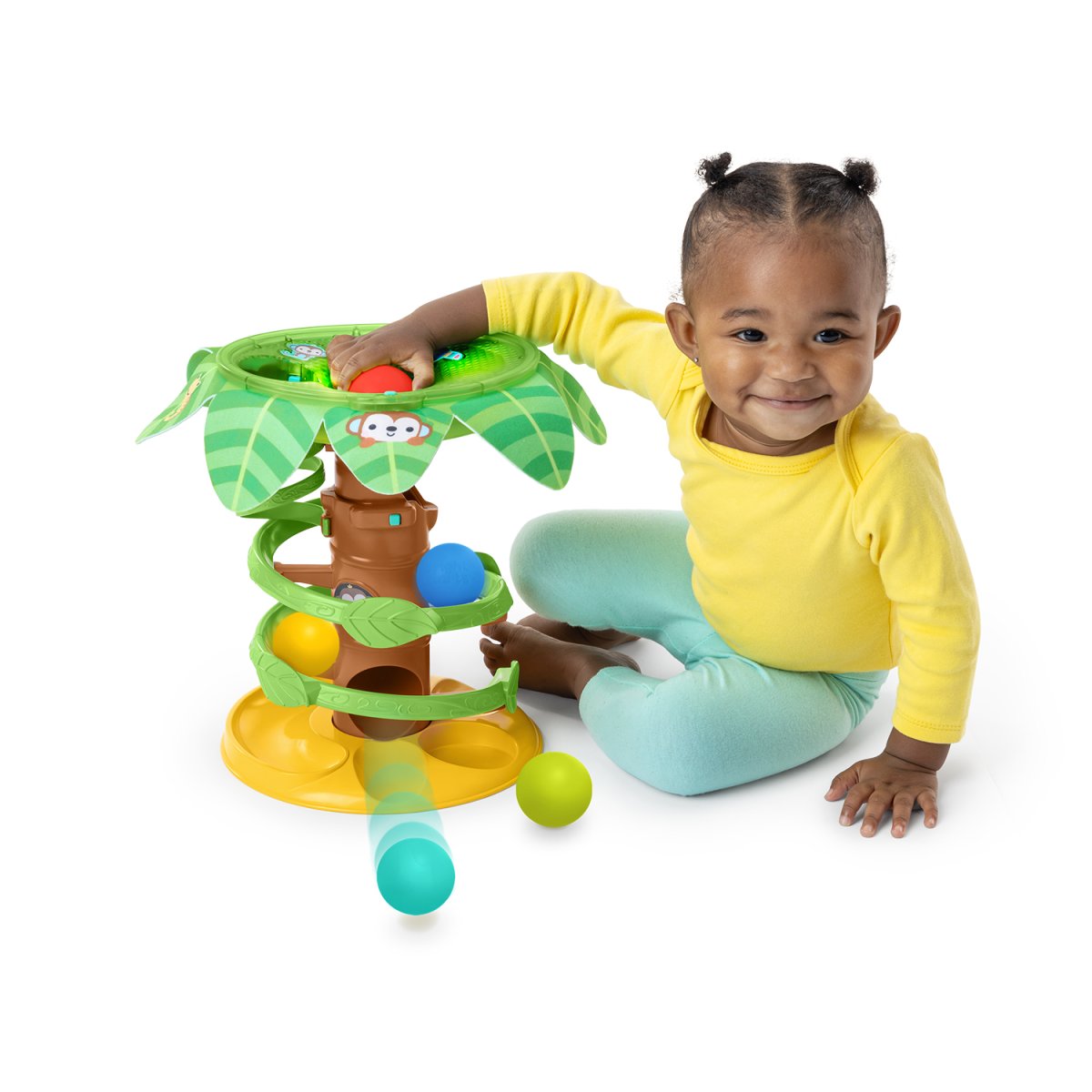 Juguete Pelota Giratoria Música Bebe Bright Starts 16826 - Imagen 4