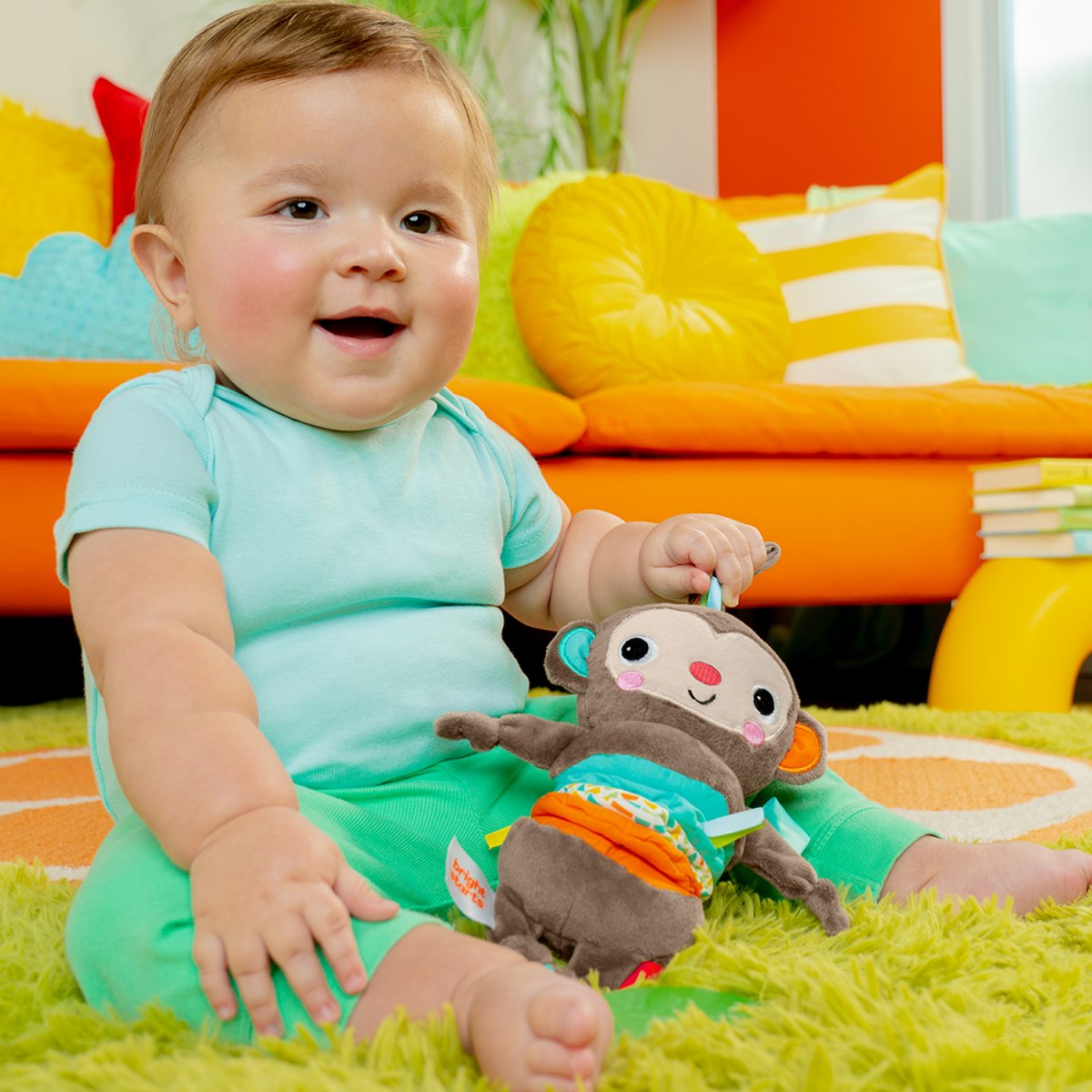 Juguete Musical Pull Play Bebe Bright Starts Mono13089 - Imagen 2
