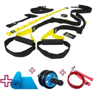 Bandas Suspensión + Cuerda + Rueda Abs + Colchoneta