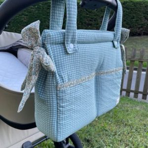 Bolso-panera  para carrito de bebé Nervión (cuadro ter)