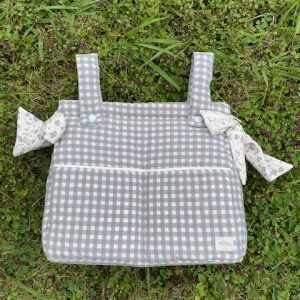 Bolso-panera  para carrito de bebé Uva (cuadro c73)