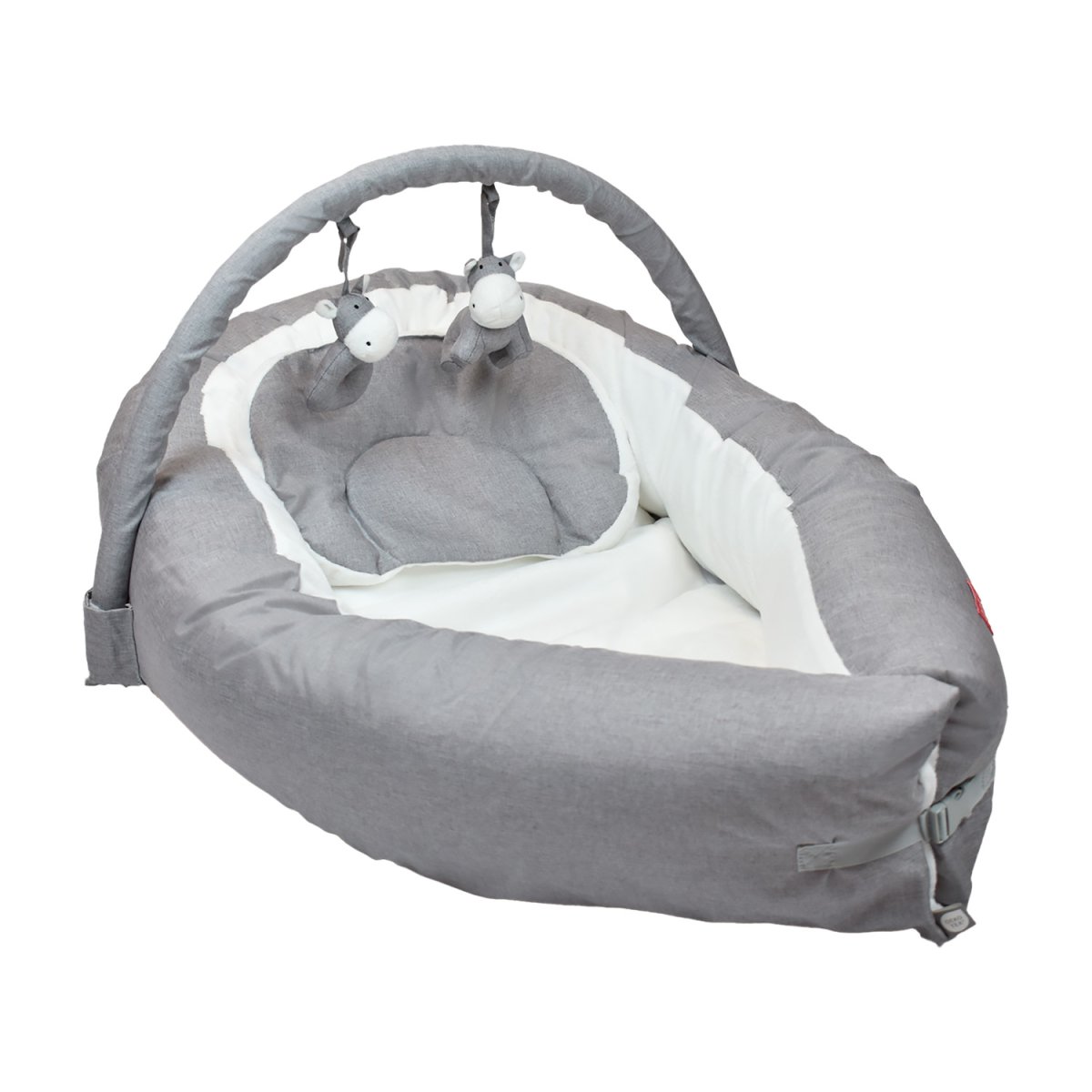 Cuna Nido Para Bebe 7 en 1 Onna Gris