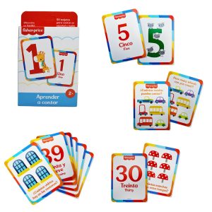 Juego Cartas de Aprendizaje Fisher Price Aprende a Contar
