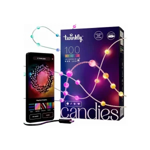100 Luces LED Decorativas Inteligentes Candies Pearls RGB USBC Twinkly