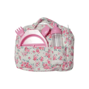 Bolsito de Paseo Con mamadera mágica, plato y cubiertos Lebebot