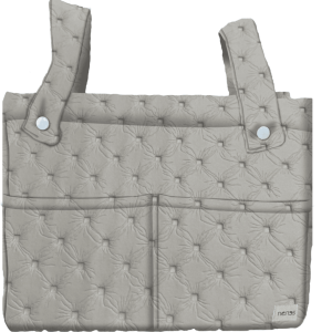 Bolso Panera grande poli piel blanca